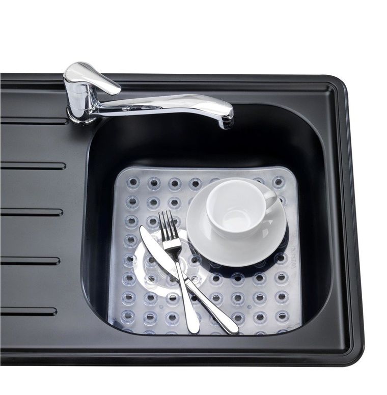 Kristal, mata do zlewu, przezroczysta ochrona zlewozmywaka