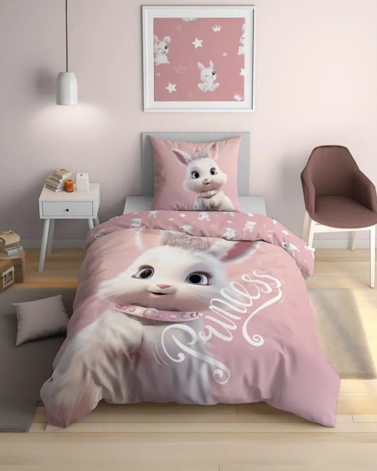Królik, 2-częściowy komplet pościeli, 160-200 cm