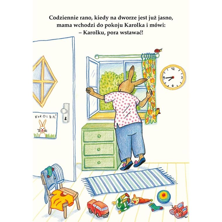 Królik Karolek. Dzień dobry, Karolku!