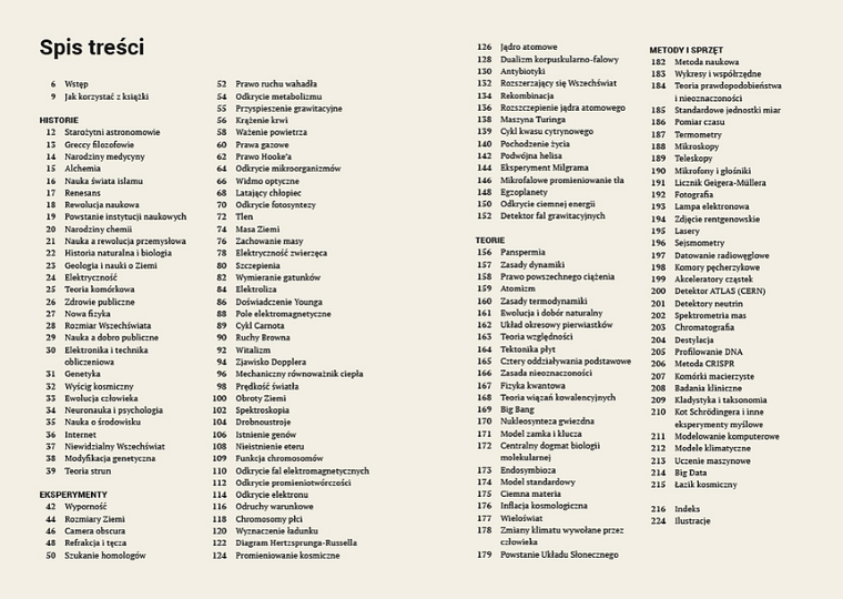 Krótka historia nauki. Kieszonkowy przewodnik po najważniejszych odkryciach, eksperymentach, teoriach, metodach i sprzęcie