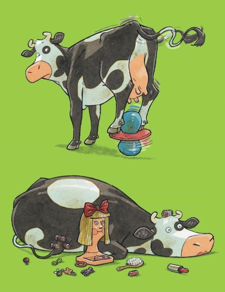 Krowa Matylda się nudzi