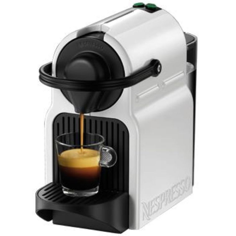 Krups, Nespresso, ekspres kapsułkowy, XN 1001, Inissia, 1260W, biały