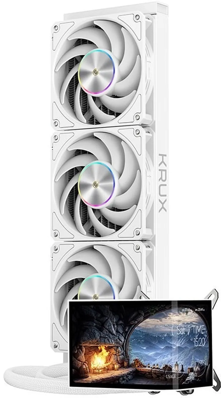 Krux, HydroArc 360, chłodzenie wodne, white, KRXE011