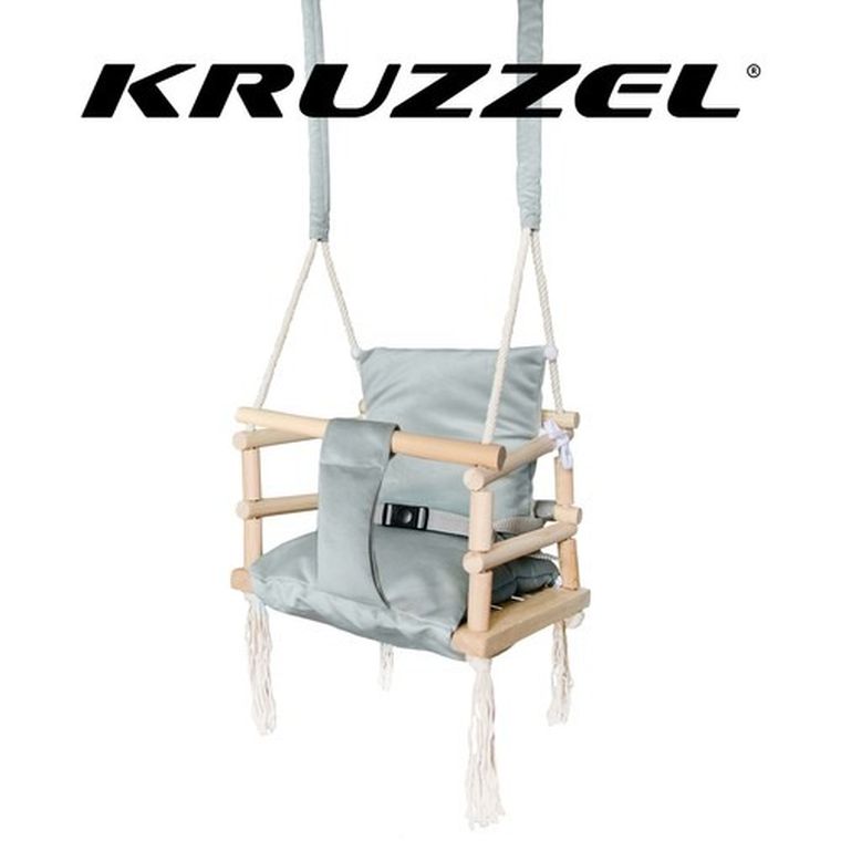 Kruzzel, huśtawka, szara