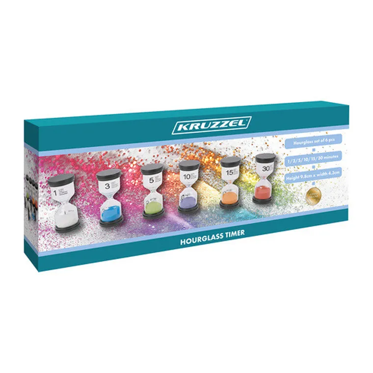 Kruzzel, klepsydry, zestaw, 25676