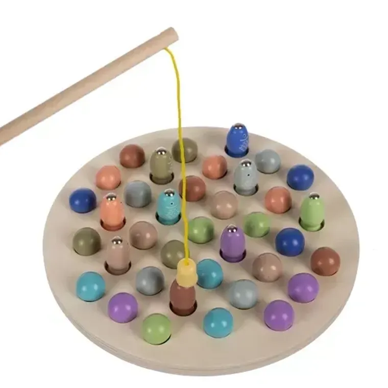 Kruzzel, Łowienie rybek, drewniana gra zręcznościowa