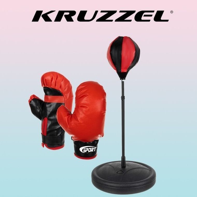 Kruzzel, zestaw bokserski, gruszka i rękawice