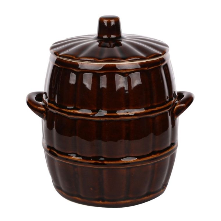 Krystynka, beczka średnia 5l, z pokrywką