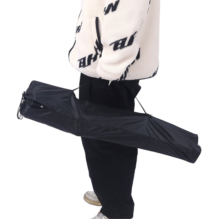 Krzesło turystyczne, składane, czarne