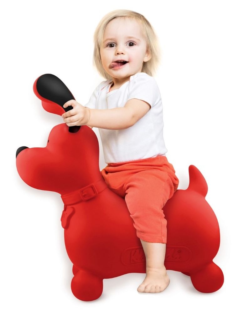 K's Kids, gumowy skoczek, piesek Patryk