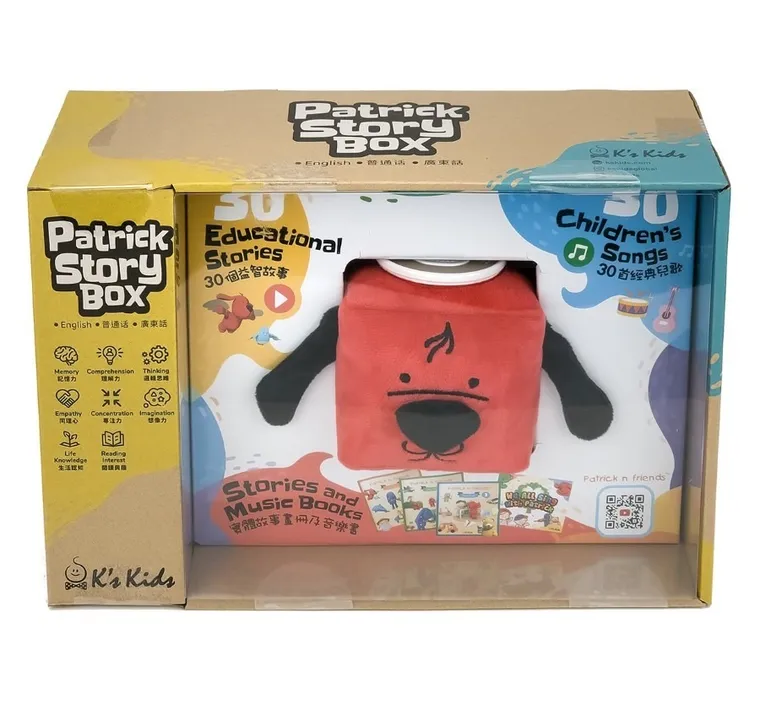 K's Kids, pudełko z książeczkami Patryka, kostka edukacyjna