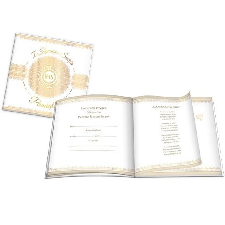 Książeczka KWD Pamiątka Komunijna. Hostia