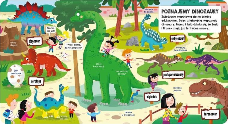 Książeczka z okienkami. Dinozaury
