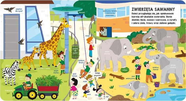 Książeczka z okienkami. Wesołe zoo