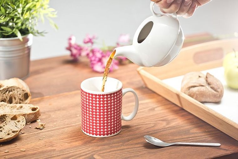 Kubek, magiczne serduszka