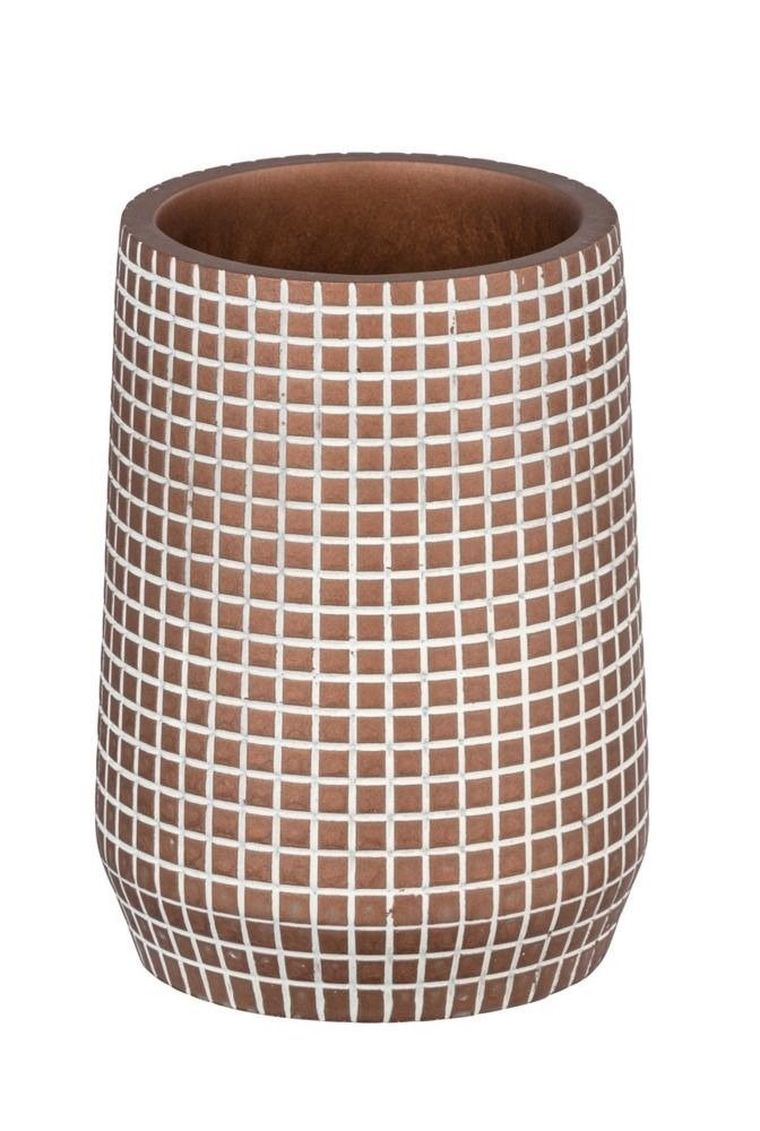 Kubek na szczoteczki, Ohrid, brązowy