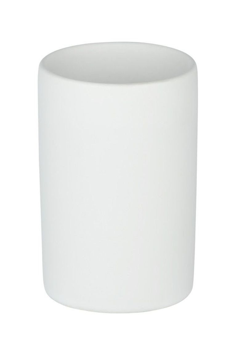 Kubek na szczoteczki, Polaris matt, biały