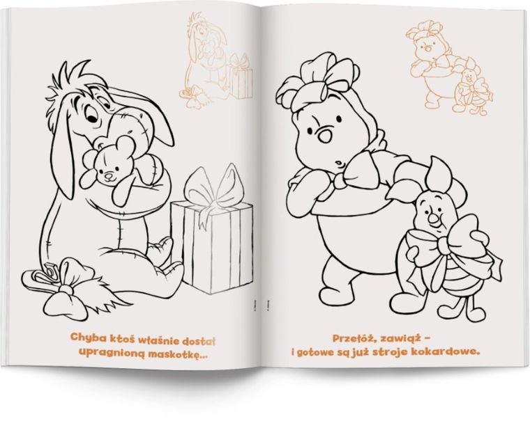 Kubuś Puchatek i przyjaciele. Kolorowanka z naklejkami
