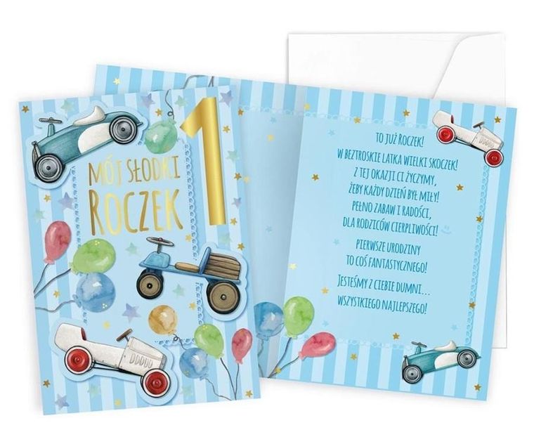 Kukartka, karnet na urodziny B5