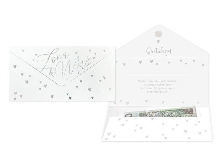 Kukartka, koperta podarunkowa, Ślub