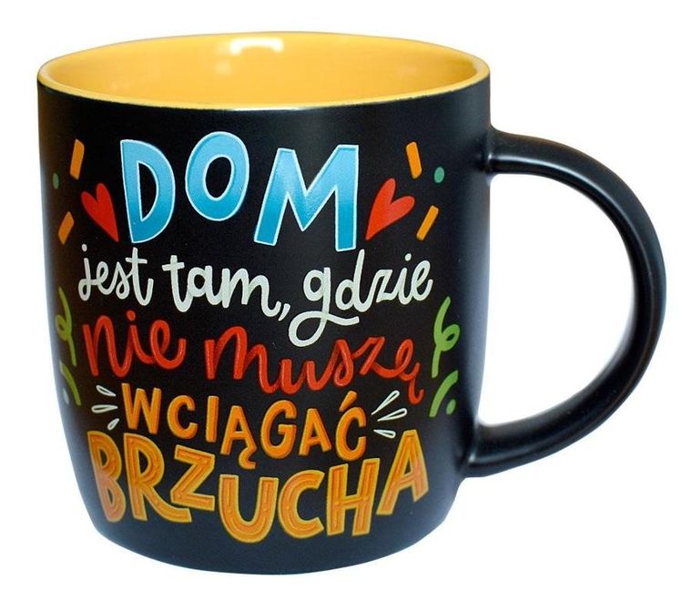 Kukartka, kubek tablicowy, Dom jest tam gdzie