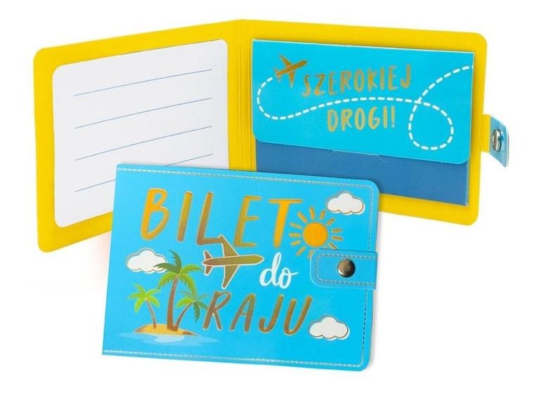 Kukartka, portfelik, koperta, Bilet do raju