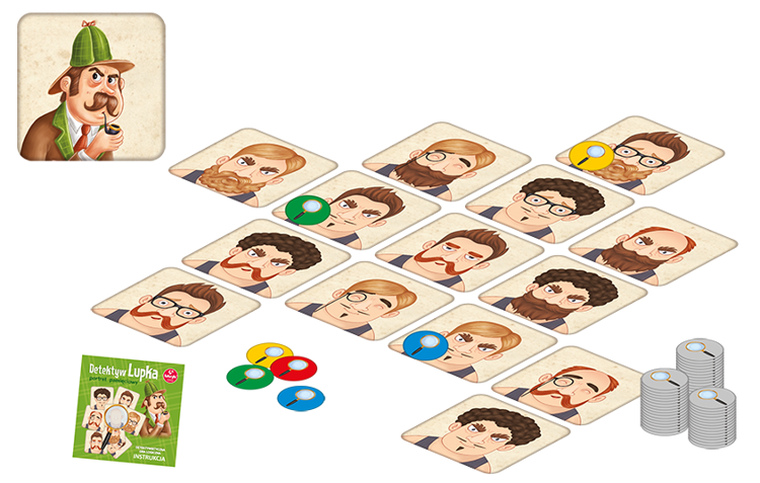 Kukuryku, Detektyw Lupk, Portret pamięciowy, gra edukacyjna