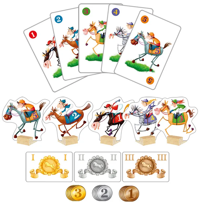 Kukuryku, Galopem do mety, gra familijna