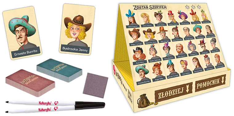 Kukuryku, Łap złodzieja, gra planszowa