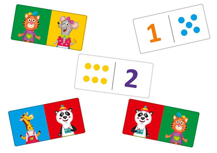 Kukuryku, Moje pierwsze domino, obrazkowe i klasyczne, gra familijna