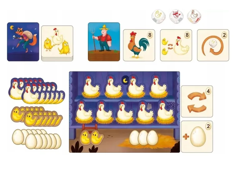 Kukuryku, Pełny Kurnik, Powrót Lisa, gra familijna