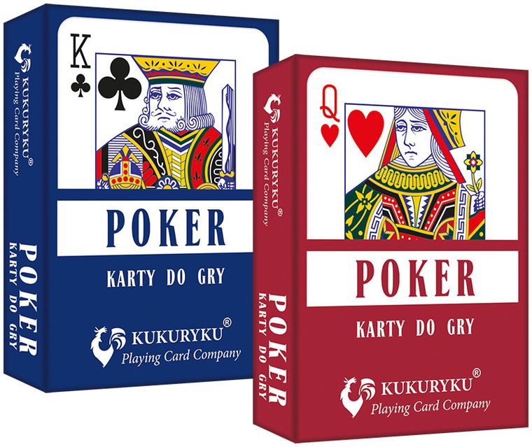 Kukuryku, Poker, karty do gry, 2 talie