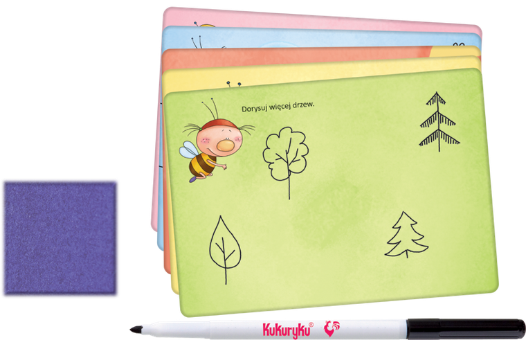 Kukuryku, Rysuj i zmazuj z pszczółką