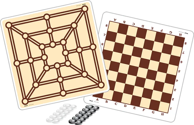 Kukuryku, warcaby i młynek