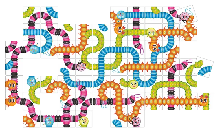 Kukuryku, Zakręcone robale, gra familijna