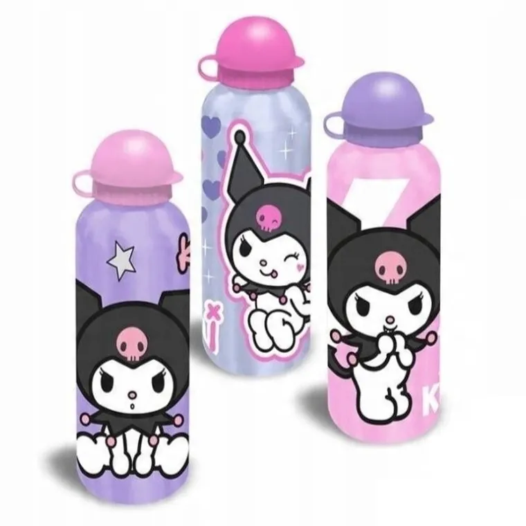 Kuromi, bidon aluminiowy, 500 ml, 1 szt.