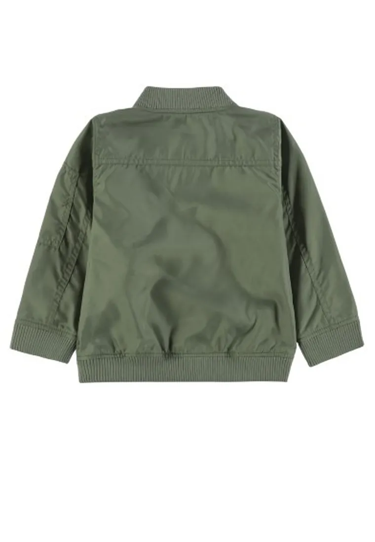 Kurtka bomberka chłopięca, zielona, Kanz