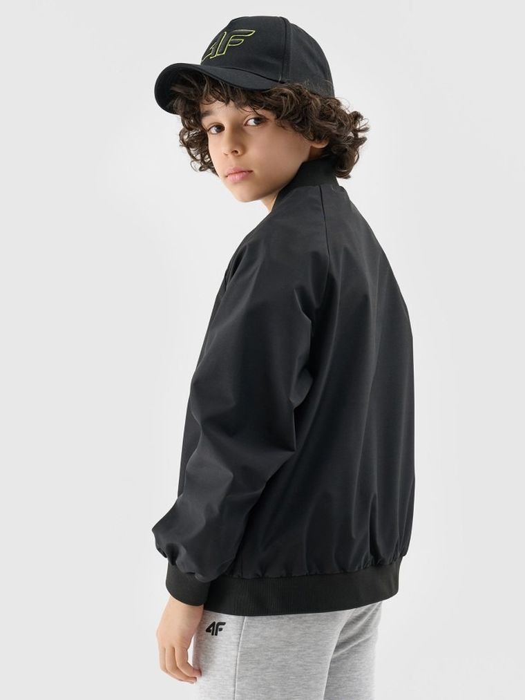 Kurtka chłopięca, czarna, 4F