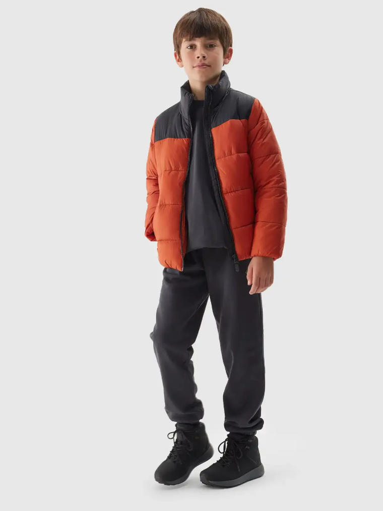 Kurtka chłopięca, pomarańczowa, 4F