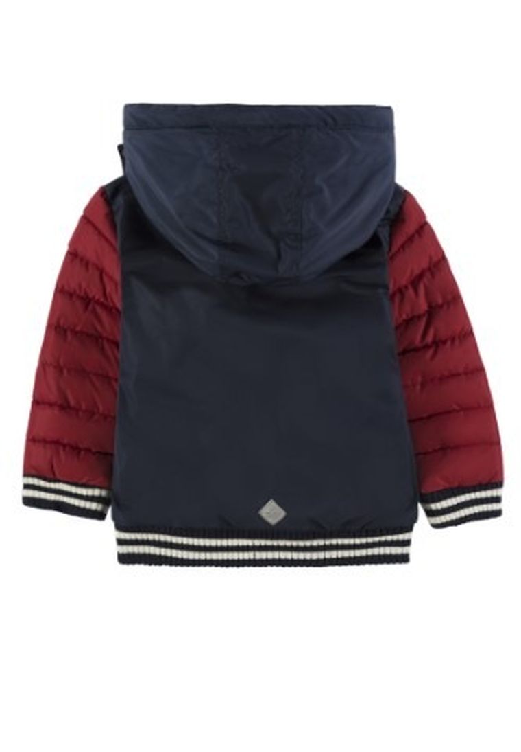 Kurtka chłopięca z kapturem, granatowa, Kanz