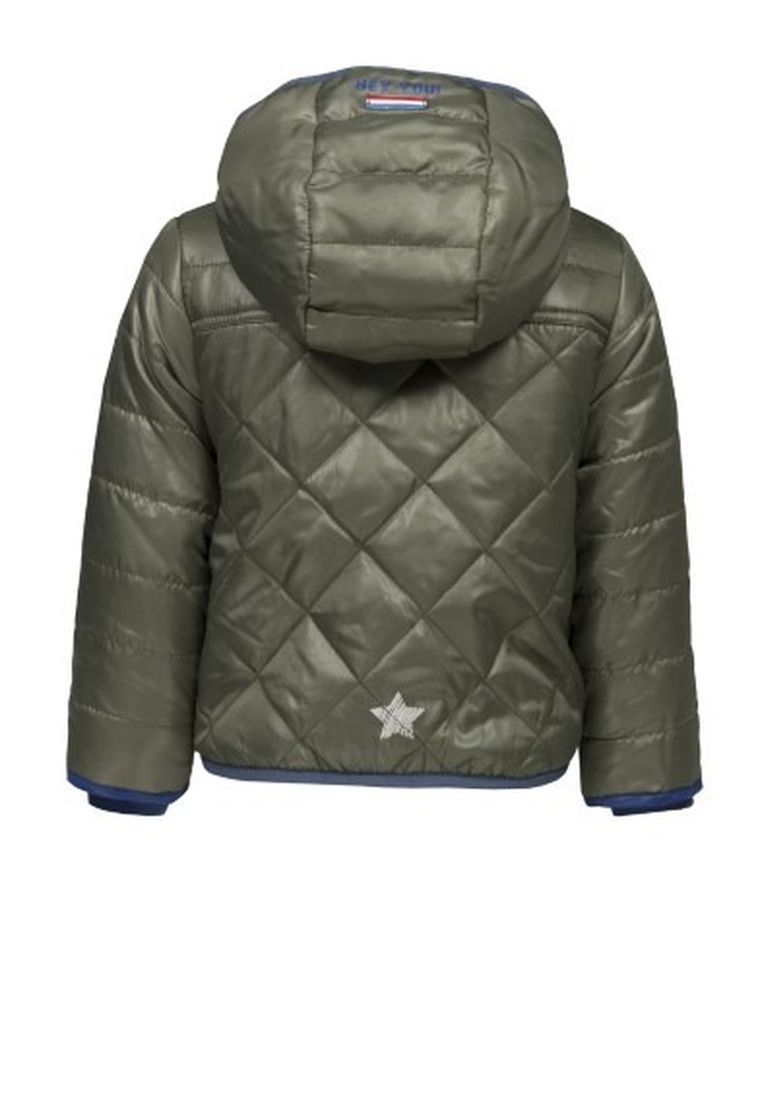 Kurtka chłopięca z kapturem, khaki, Lief