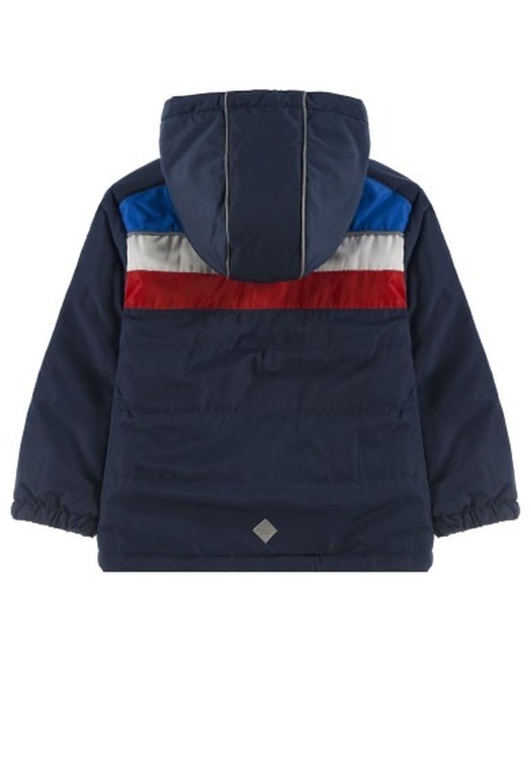 Kurtka chłopięca z kapturem, niebieska, Kanz