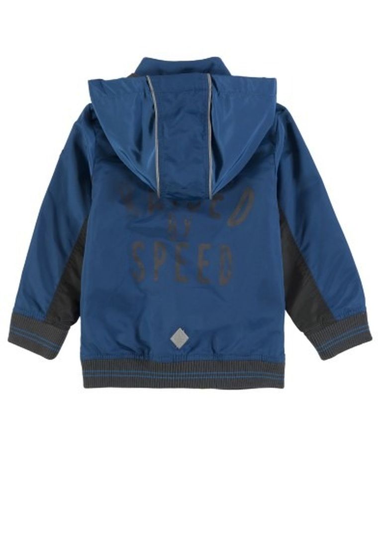 Kurtka chłopięca z kapturem, niebieska, Kanz