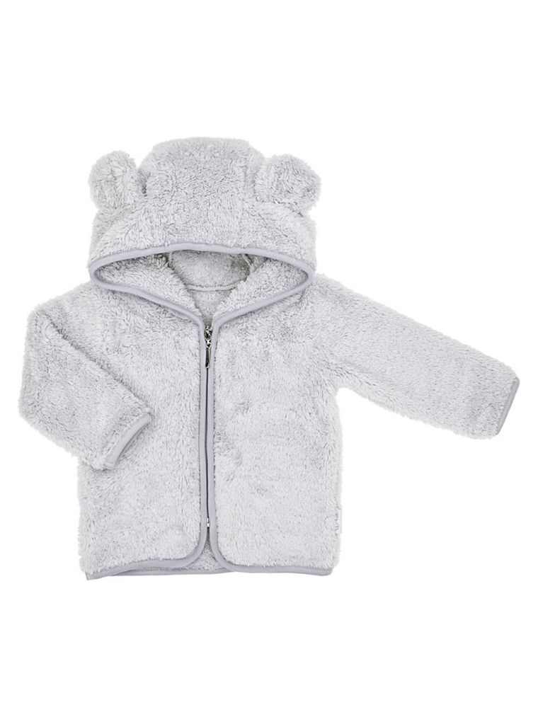 Kurtka chłopięca z kapturem, szara, Nicol