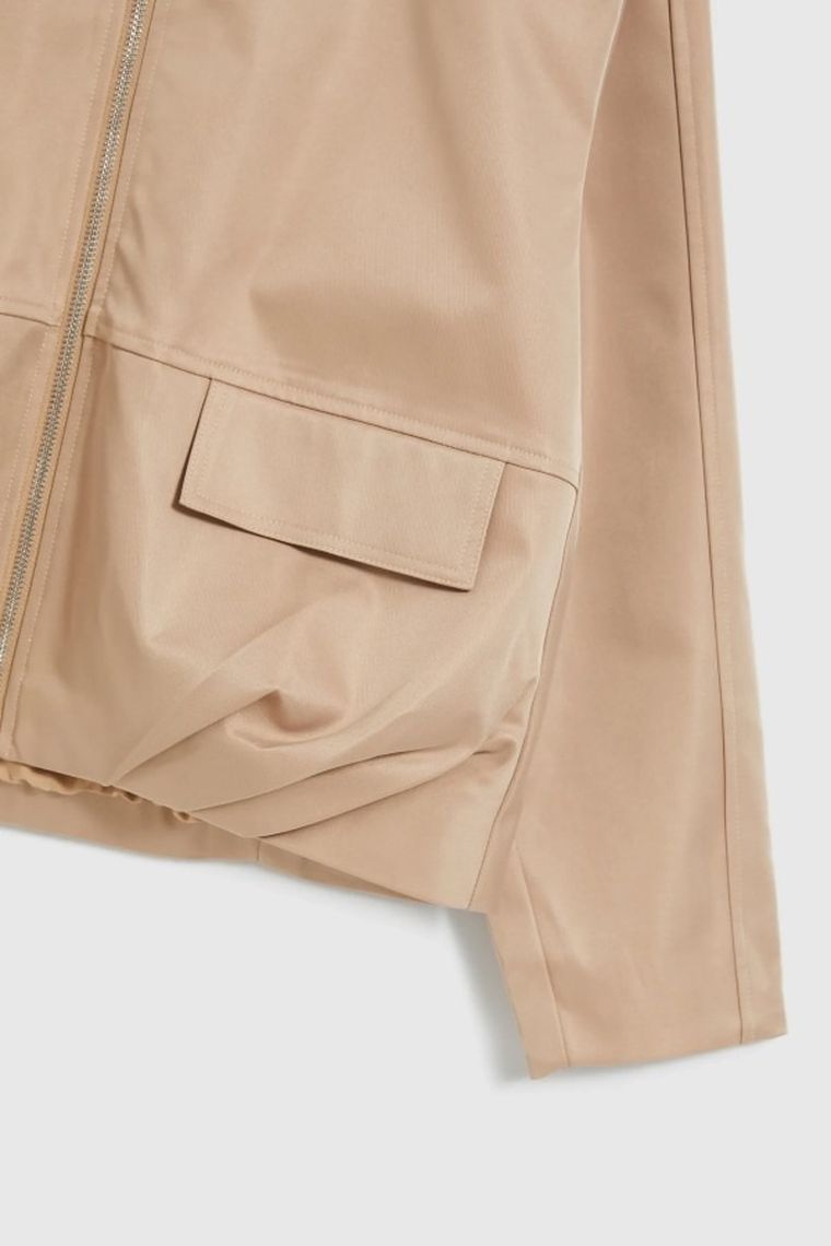 Kurtka damska, beżowa, Moodo