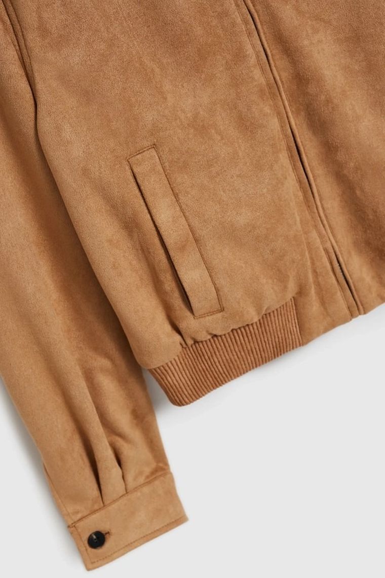 Kurtka damska, beżowa, Moodo