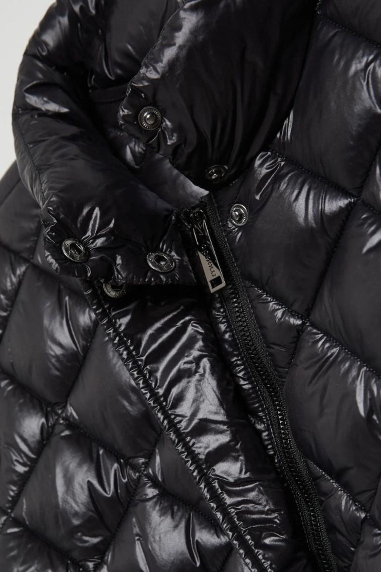 Kurtka damska, czarna, Moodo