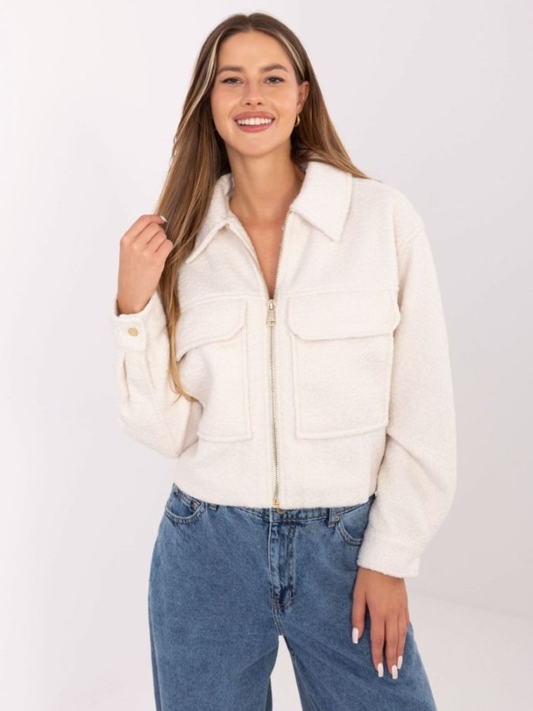 Kurtka damska, ecru, Sublevel