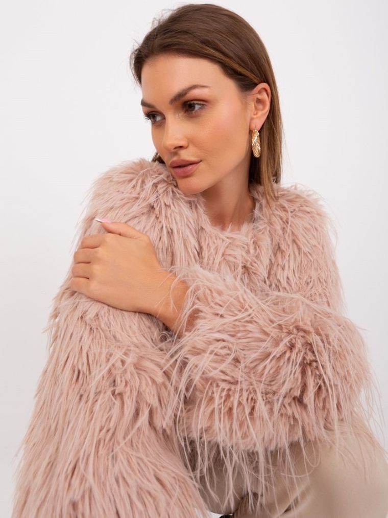 Kurtka damska, różowa, Italy Moda