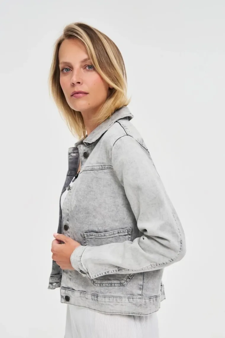 Kurtka damska, szara, Moodo